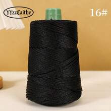 YYzzCaithe 3mm Hilo de lino de hielo súper grueso y ligero, hilo de seda de hielo grueso y hueco, ganchillo hecho a mano, sombrero de verano, bolsa de sombrero, cojín, hilo especial de verano, cuerda de borlas de poliéster de 3mm x 185 yardas, cuerda de borlas de poliéster de colores, hilo de poliéster para bolso de ganchillo, tapiz de pared, alfombra, manualidades DIY, ganchos para plantas, proyectos de borlas, hilo de seda de hielo hecho a mano para bolso de ganchillo, cojín, manta, hilo brillante hueco - Hilo de seda de hielo - Ver 35
