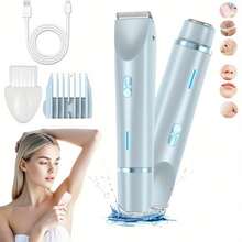 2-In-1 Electric Shaver, Women's Hair Trimmer, Suitable For Face, Arm And Bikini Area Grooming, Great Gift - Multicolor - View 2