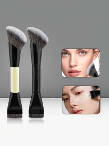 1支双头粉底刷，多功能化妆刷，轮廓刷，专业化妆刷 - 彩色 - 查看 1