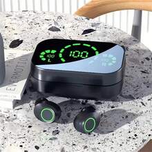 YD03 TWS 蓝牙 5.3 无线 HIFI 音乐耳机 TWS 耳塞式耳机 LED 显示屏运动游戏耳机 - 查看 3