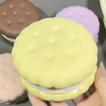 1pc 2026 Bestseller Multi-Layer Mousse, Japanese Squeeze Squishy Cheese Bar, Slow Rebound, Cute Pink Mousse Cake, Stress Relief Squeeze Toy, Perfect Gift, Holiday Gift, Birthday Gift, Interesting Present - Multicolor - View 6