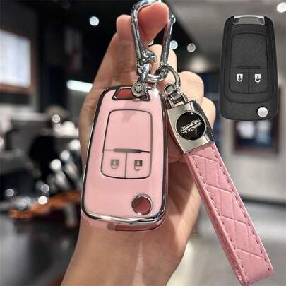 1 Set TPU Keyring Case With Car Keyring Loop For Vauxhall Astra J Insignia A Meriva B Zafira C Mokka Orlando Aveo Car Accessories Bag Pendant Backpack For School, Cute Goth Y2k Style