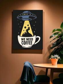 Decorative Plaque/Picture For Coffee, Kitchen, Coffee Corner, Vintage Style - Option 9 - View 1