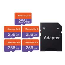 5pcs Micro SD Card | High Speed Flash Memory, Memory Card, Suitable For Tablet/Camera/Phone/Laptop/PC/ Car Stereo/Game Console/Audio, 256MB 128MB 512MB, SD Adapter TF Card, Non-GB Card [High Speed | Flash Memory] - 橙紫色 - 查看 10