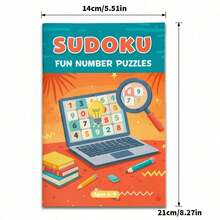 Sudoku Logic Puzzle Book, Practicing Numerical Placement Exercises To Cultivate Focus. Long-Term Practice Helps Develop Patience, Strategy And Clear Decision-Making Skills, Enhancing Thinking Habits - Sudoku Logic Workbook - 18 - View 8