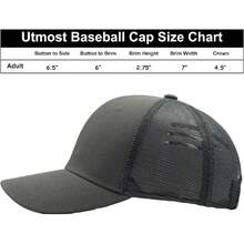 Utmost Structured Baseball Cap With Adjustable Closure, Performance Hat For Outdoor Activities And Custom Embroidery, 41845017 - Baby Pink - View 6