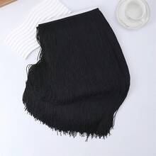 1码（100厘米）涤纶流苏花边，拉丁舞服装舞台装饰，DIY蕾丝流苏工艺材料 - 多色 - 查看 14