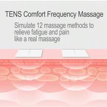 12 Modes Digital Electric Pulse Massager Tens EMS Muscle Stimulator Therapy Machine Body Massage Pain Relief Tool Health Care With 10PCS - Multicolor - View 6