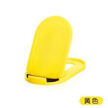 Mini Foldable Silicone 1pc Oval Foldable Phone Stand Made Of Lightweight Plastic With Non-Slip Silicone Pad Convenient Folding Design For Easy Portability And Storage Suitable For Office Work Online Classes Binge Watching Travel Scenarios Practical Pocket-Sized Support Accessory Spring Easter - Multicolor - View 12