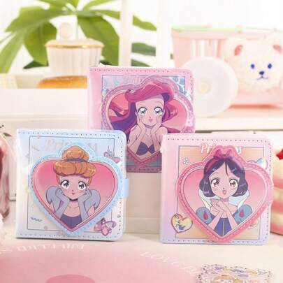 Disney Prinzessin Serie autorisiertes quadratisches Magnetnotizbuch, exquisites Aussehen und kreativ, geeignet für Schüler zum Schreiben und Entspannen, tragbares Notizbuch, süßes herzförmiges Design für Mädchen, tragbares Notizbuch, tragbarer Planer, tragbares Schüler-Buchhaltungsnotizbuch, cartoon-kreativ, leicht zu beschreiben für Schüler, tragbares farbiges Notizbuch, tolles Geschenk, geeignet für Schule und Büro