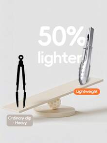 1 pieza Pinzas para alimentos de acero inoxidable, 3 opciones de tamaño: 9 pulgadas cortas para uso diario, pan y ensalada; 12 pulgadas medianas para hornear y freír; 16 pulgadas largas para parrilla al aire libre, diseño antideslizante, herramienta de cocina ligera - Dorado - Ver 10