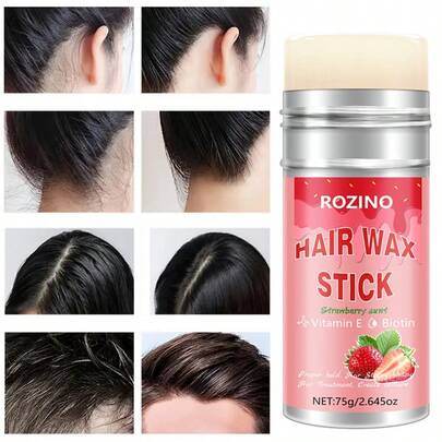 Sáp vuốt tóc hương dâu tây giúp tạo kiểu tóc xoăn tức thì, chăm sóc và tạo kiểu tóc 10 trong 1 với hương thơm dễ chịu, mang lại cảm giác tươi mát mà không làm nặng tóc, tạo kiểu tóc dễ dàng chỉ trong 1 giây và giữ nếp đến 72 giờ, hương thơm lâu dài. Sử dụng trước khi tạo kiểu để có được kiểu tóc mong muốn, nâng chân tóc giúp dễ dàng tạo kiểu, mang lại cảm giác sảng khoái và không làm cứng tóc.