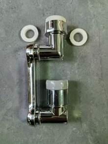 1pc 1440° Rotating Faucet Extender, Mechanical Arm Faucet Extender For Sink, Anti-Splash Faucet, Made Of High-Quality ABS Material, Suitable For Bathroom, Kitchen And Toilet - Silver - View 15