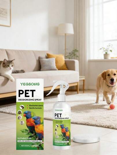 Pet Odor Eliminator Spray Set, Designed To Bring A Fresh Daily Experience For Pet Owners. The Gentle Formula Can Quickly Break Down Stubborn Odors In Pet Beds, Furniture And Indoor Environments, Restoring Clean Air. Suitable For Various Pets, It Can Easily Handle Daily Cleaning Tasks As Well As Effectively Address Sudden Odor Issues.
