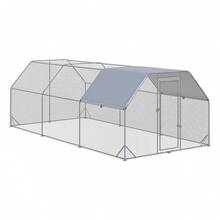 CHICKENCOOP Metal Run, Large Walk-In Hen House For Outdoor Use, 9.2'x18.7'x6.4', Waterproof UV Resistant Chicken Cage For 15-18 Chickens - Như Hình 8 - Xem 1