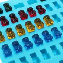 50pcs Mini Silicone Gummy Bear Mold - Multicolor - View 3