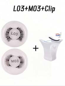 Pestañas postizas adecuadas para el maquillaje diario, se pueden regalar a la novia - Multicolor - Ver 25