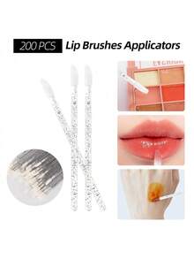 600支/套一次性超细棉签刷，包含睫毛刷、唇刷、睫毛膏刷、睫毛嫁接套装美妆棒（黑色） - 美容及个人护理 - 彩色 - 查看 5