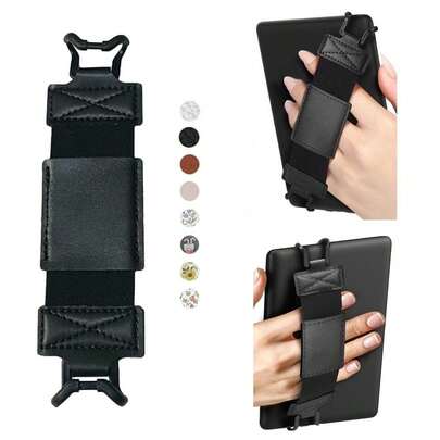 安全手带 多功能轻便指握式电子阅读器支架 适用于 6-8 英寸 Kindle/Kobo/Voyaga/电子书平板电脑 高弹性