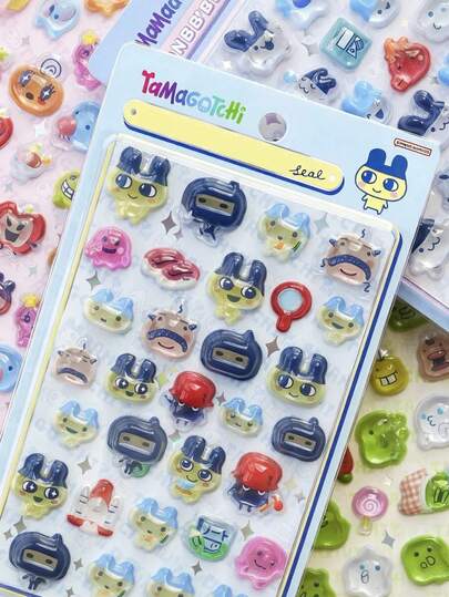 Children's Handmade Decorative Stickers, Office And School Decoration Stickers, Notebook Stickers, Ledger Stickers, Luggage Stickers, Guitar Decoration Stickers, Laser Stickers, Gifts For Friends And Family, Christmas Stocking Stuffers, Christmas Gifts, Christmas Decorations, Random Japanese Anime Theme High-Value Character Stickers