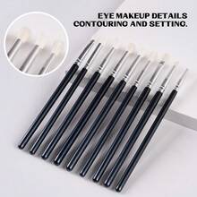 Cọ tán phấn mắt 100% lông dê, cọ tạo khối, cọ highlight, cọ trang điểm tạo đường nét, dụng cụ trang điểm đầu nhọn, cọ nền, cọ che khuyết điểm, cọ má hồng, cọ tạo khối, cọ má hồng, cọ bronzer, cọ phấn phủ, cọ nền, cọ má hồng, quà tặng. - Nhiều màu - Xem 7