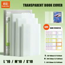 1 Set Of Transparent Frosted Self-Adhesive Book Cover For Students, Thick Book Protection Cover, Waterproof And No Need For Cutting, Transparent Book Cover Suitable For Book Protection, Protection Of Extracurricular Books, Etc. - Sets - View 13