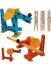 2.83 Inch Natural Wooden Clothespins, Rust-Resistant Hanging Clips, Wooden Clothespins, Clothes Clips - Wooden Clip-7.2cm - View 3