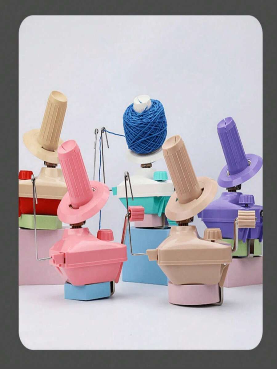 1个手动绕线器,便携式纤维线架手持式绕线机,DIY缝纫配件 - 多款 - 查看 1