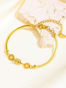 时尚精致优雅弧形钛钢腰带，女士款，小众奢华设计 - 小蠻腰項鍊 - 查看 2