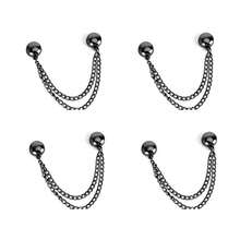 4 Pcs Magnetic Clothes Clips Multifunctional Magnetic Force Button Clips Pinless Snap Clips For Women's Clothing Cardigans K32C - 3 - View 11