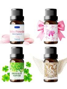 EMBRACEX. 10ml Angel, Bow, Baby Powder, Four-Leaf Clover Essential Oil, Aromatherapy Oil, Home Fragrance, Holiday Gift, Candle Making, Lucky Fragrance, Diffuser, Humidifier - Fragrance - View 2