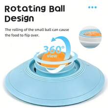 1pc Pet Food Hiding Toy, Interesting Licking Toy, Cat & Dog Feeding Bowl, Self-Entertainment & Interactive Device, Anti-Spill Slow Feeder - Multicolor - View 3
