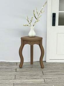 Miniature Plastic Corner Table Triangular Side Table Dollhouse Furniture Accessories - Small Triangular Table - View 7
