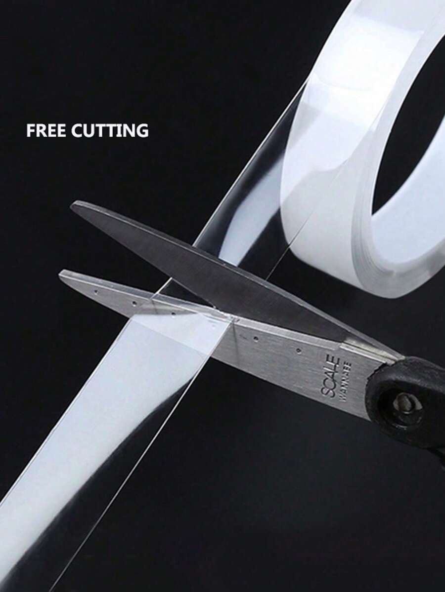 1pc Transparent Universal Anti-Scratch Rear Bumper Protective Film, Car Door Edge Paint Protection Scratch-Resistant Sticker - A - View 1