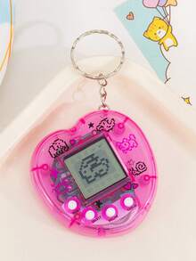 Interactive Electronic Pet Machine, A Mini Handheld Game Machine, Which Can Bring Hours Of Fun, Relive Nostalgia With This Retro Electronic Digital Pet Key Chain Game - Multicolor - View 17
