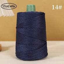 YYzzCaithe 3mm Hilo de lino de hielo súper grueso y ligero, hilo de seda de hielo grueso y hueco, ganchillo hecho a mano, sombrero de verano, bolsa de sombrero, cojín, hilo especial de verano, cuerda de borlas de poliéster de 3mm x 185 yardas, cuerda de borlas de poliéster de colores, hilo de poliéster para bolso de ganchillo, tapiz de pared, alfombra, manualidades DIY, ganchos para plantas, proyectos de borlas, hilo de seda de hielo hecho a mano para bolso de ganchillo, cojín, manta, hilo brillante hueco - Hilo de seda de hielo - Ver 21