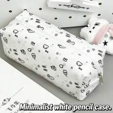 线条小猫铅笔盒，值得拥有，可爱，外观高级，简约风格，大容量，学生铅笔盒 - 線條小貓筆袋 - 查看 7