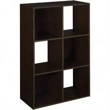 ClosetMaid 78815 Cubeicals Organizer, 6 - Cube - Espresso - 濃縮咖啡 + 6 塊裝 - 查看 1