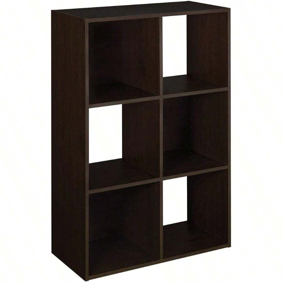 ClosetMaid 78815 Cubeicals Organizer, 6 - Cube - Espresso - 濃縮咖啡 + 6 塊裝 - 查看 1
