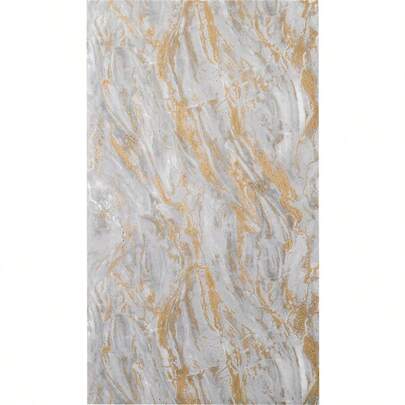 1卷大理石纹理壁纸 - 现代可移除自粘壁纸，适用于卧室、客厅、酒吧、餐厅 - 复古风格装饰