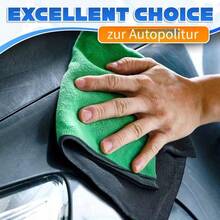 5pcs/Pack Thick Super Microfiber Cleaning Cloths - Multicolor Absorbent Fabric, Double-Layer Cleaning Rags, High Density 600 GSM Material, Effective Cleaning - Suitable For Car Care, Windows, Kitchen Glass And Household Cleaning Microfiber Cloths - Multicolor - View 3
