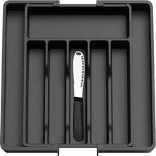 1pc Expandable Kitchen Utensil Storage Box, Compartmentalized Design, Can Store Chopsticks, Spoons And Kitchen Tools, Drawer-Style Divided Storage Box, Cabinet Cutlery Organizer, Perfect Utensil Organizer - Multicolor - View 10