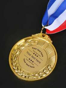 1 Huy chương thể thao khắc laser theo yêu cầu, có thể sử dụng mẫu hoặc logo tùy chỉnh. Cá nhân hóa huy chương của bạn với logo, tên, ngày tháng và chi tiết sự kiện. Thích hợp cho huy chương thể thao, thi đấu và sự kiện gia đình mang tính cá nhân. - Nhiều màu - Xem 17