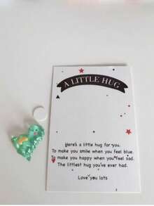 1/2 Set Cute Dinosaur Cards, Pocket Hug & Encouragement Cards, Thank You Cards, Men's Birthday Gift (Casual Style), Random Pattern - None - View 8