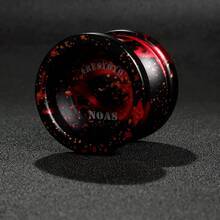 No-Reaction Extra Long Sleep High-End Finger Spinner, Adult Player No-Reaction Metal Aluminum Alloy, Beginner Teenager Outdoor Sports, Comes With Gloves + Bearings + 10 Strings - Multicolor - View 3
