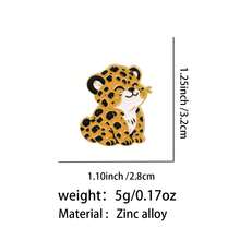 Cute Black Cats Raccoon Enamel Pins Animals Leopard Penguin Owl Brooch Lapel Pin Badge On Backpack Clothing Accessories Fashion Jewelry Gifts - Gold - View 15