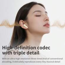 Lenovo 联想 ERAZER EK159 真无线蓝牙耳机，高清立体声，高保真音质，低延迟，带麦克风，蓝牙 5.4 - 查看 4