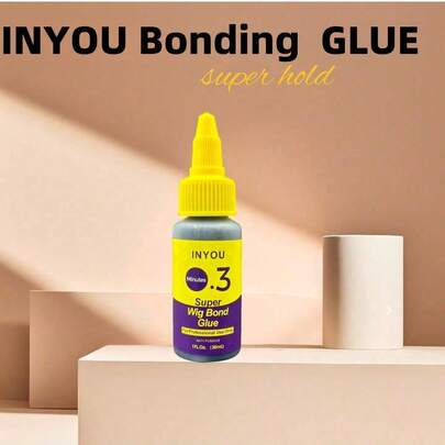 30毫升假发粘合剂，适用于假发、睫毛、假发等，专业接发隐形粘合剂