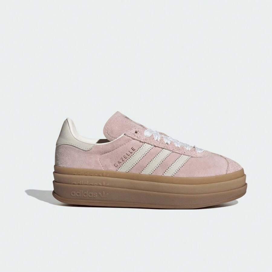 Adidas Originals GAZELLE BOLD W 男女通用休闲运动鞋，低帮 IH4209 - 淺粉色 - 查看 1