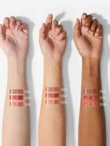 Son môi JOOCYEE Lasting Glossy Rouge Flowing Into Spring, Luminous Lips Limited Edition, màu nude dưỡng ẩm như gương, lâu trôi, dễ thoa, không gây khô môi, không lem, tạo vẻ ngoài trang điểm thời trang cho phái nữ. - 559 Trà đỏ - Xem 11